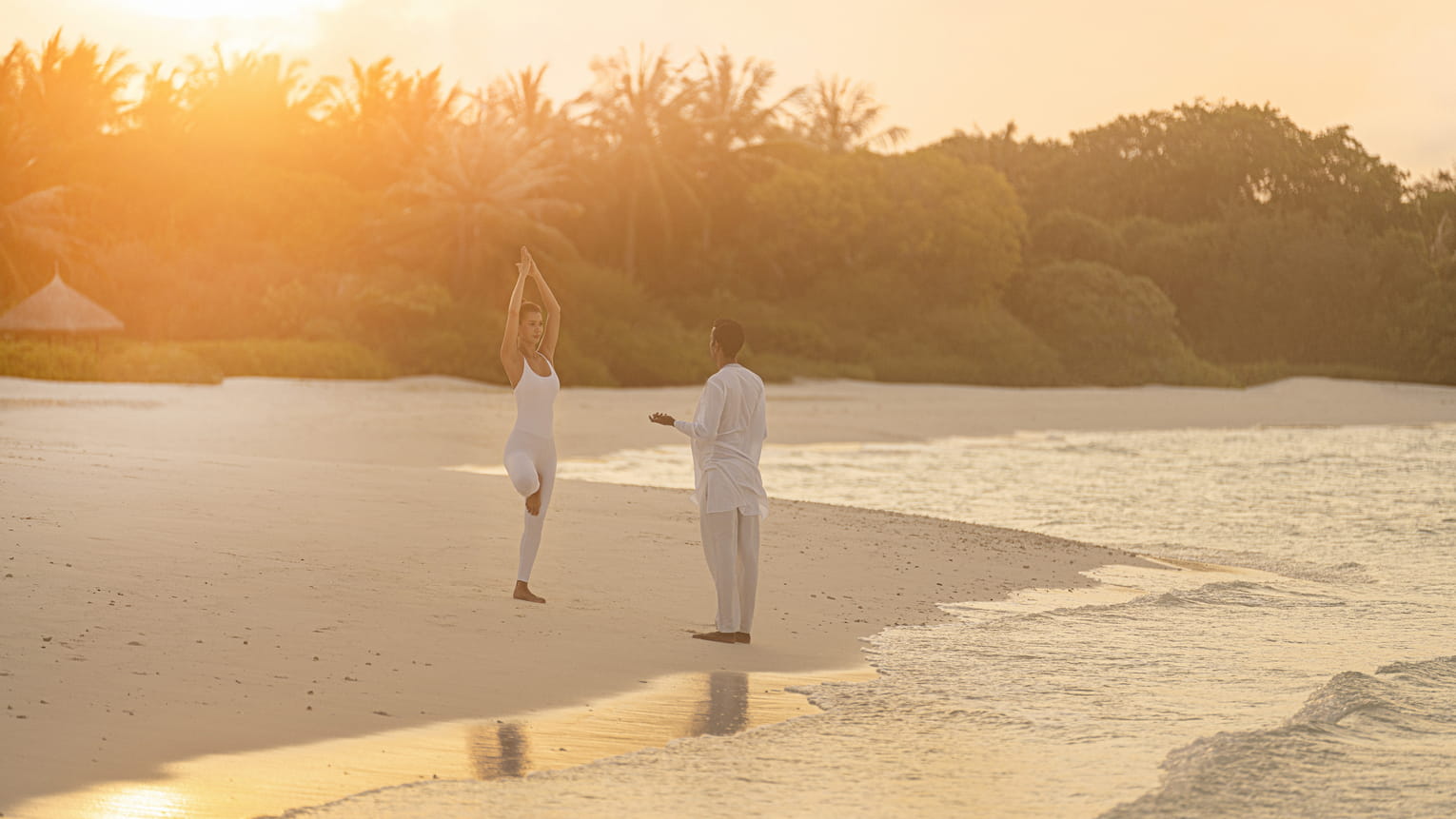 AyurMa Four Seasons Maldives yoga and wellness setting