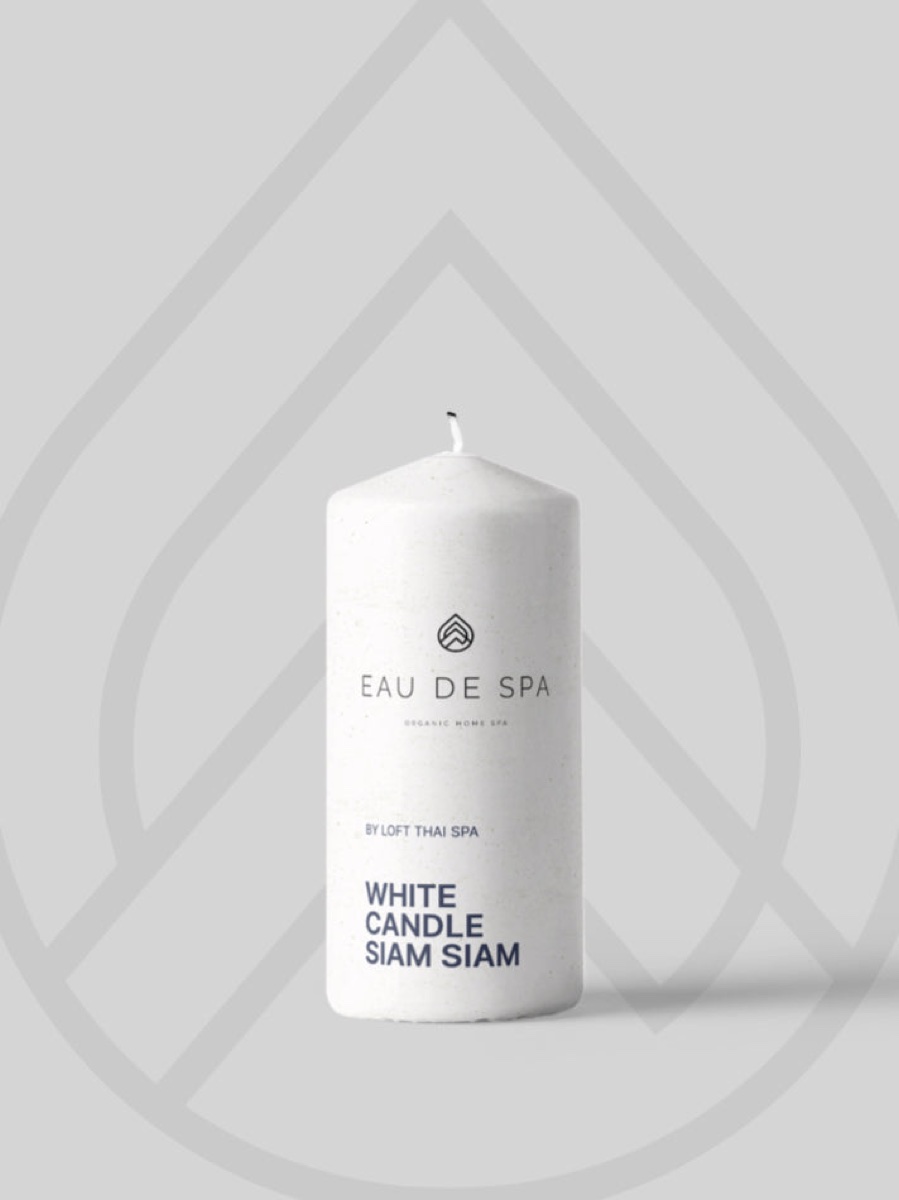 Eau de Spa Siam aroma candle packaging