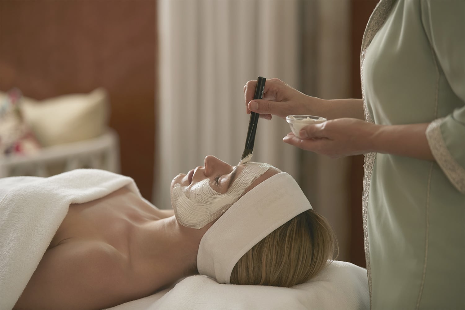 Spa Royal Mansour Marrakech white atrium