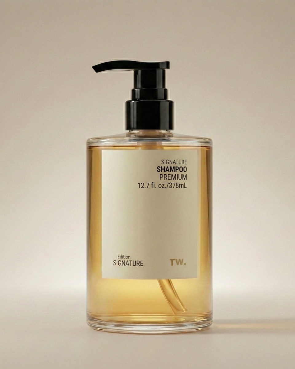TW Care signature shampoo packaging