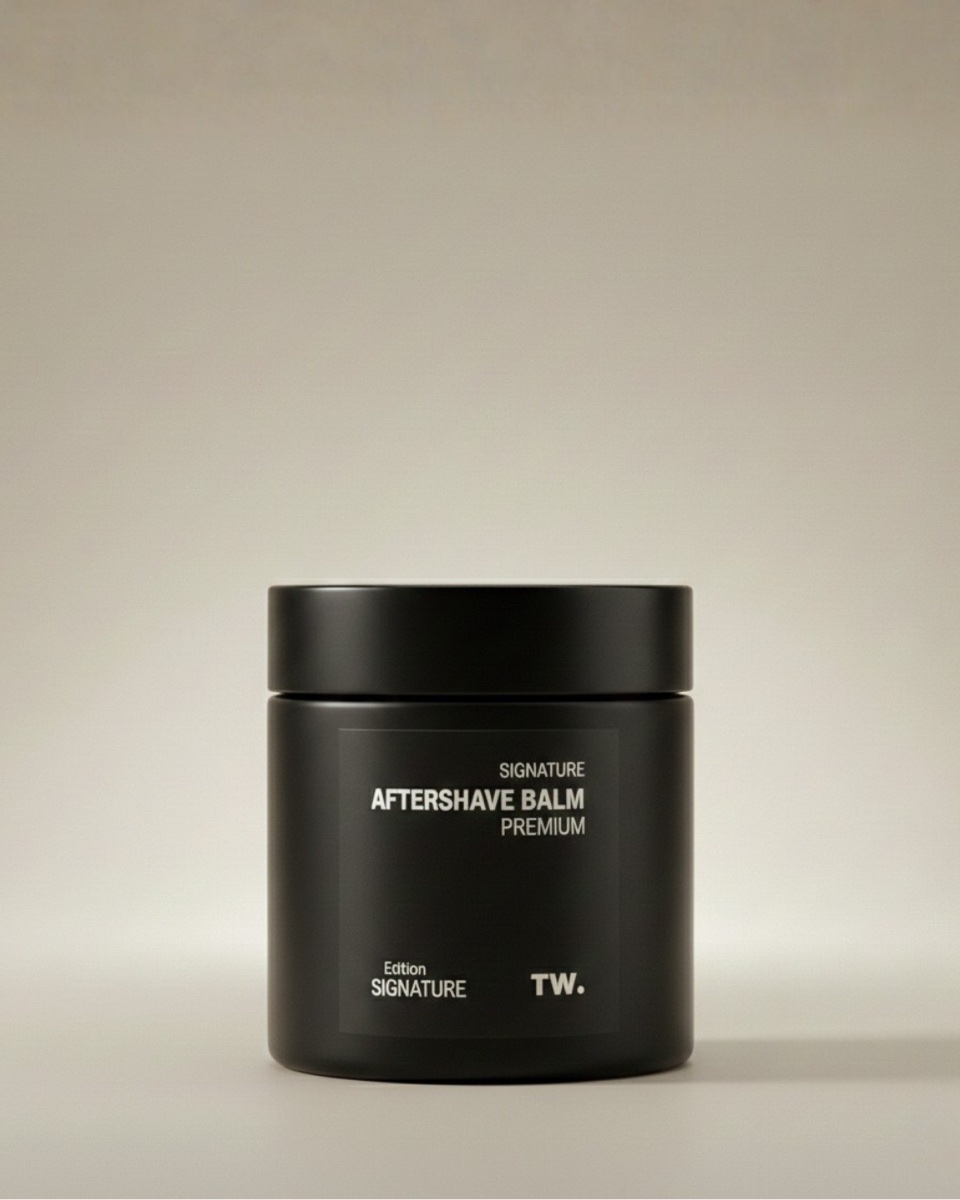 TW Care aftershave balm packaging