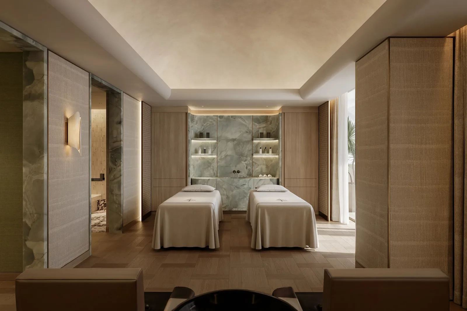 Four Seasons Residence Dubai private spa treatment room