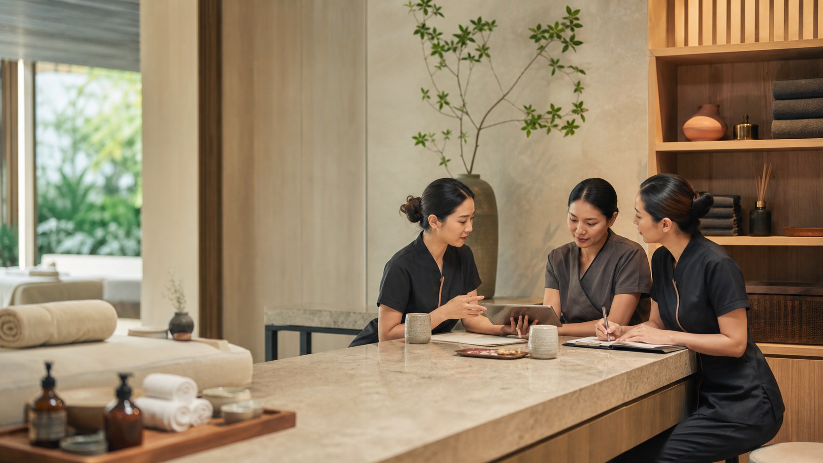Premium spa consulting visual for AI-Powered Customer Service: Elevating Spa Engagement and Satisfaction