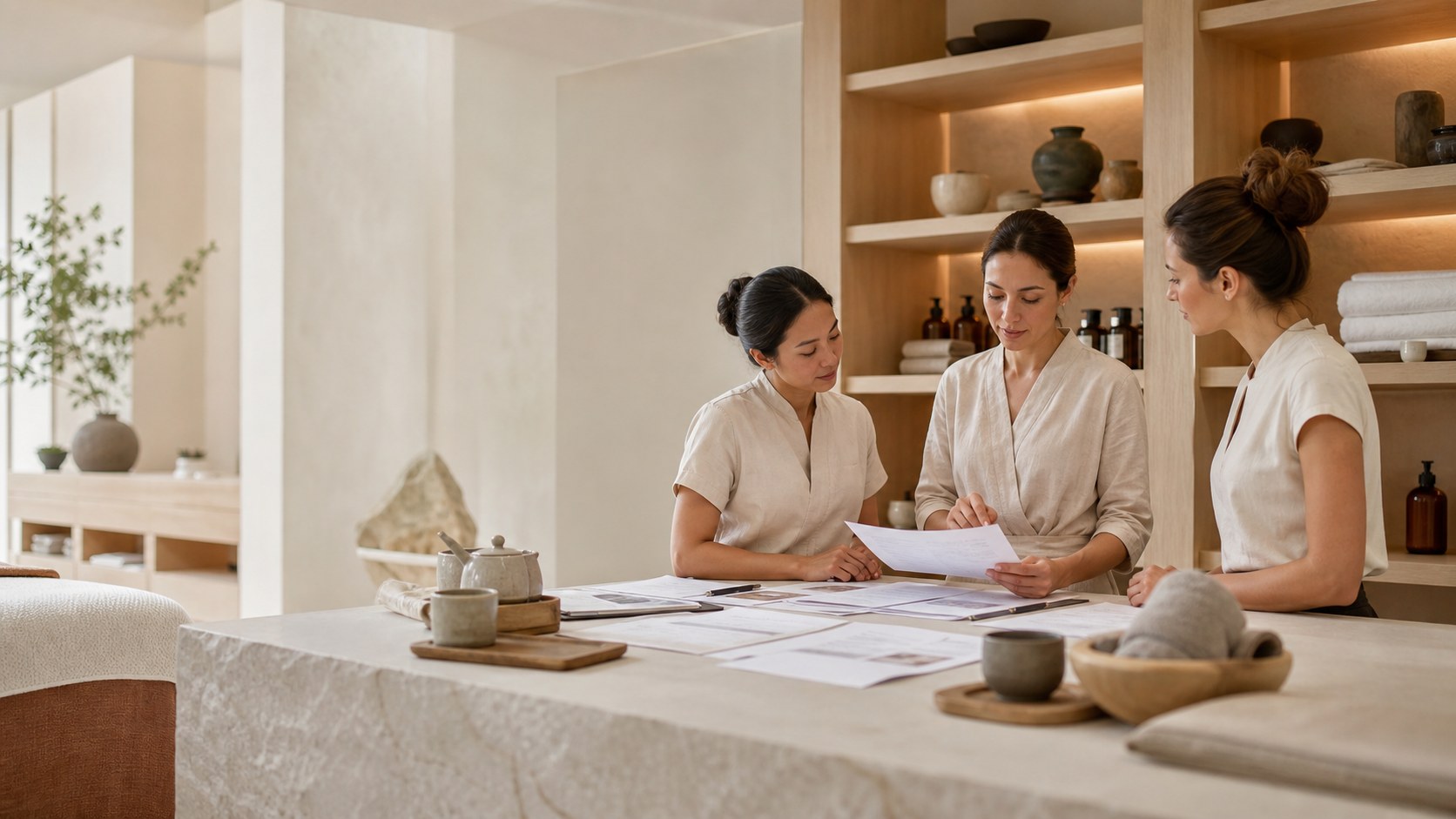 Premium spa consulting visual for Avoiding Burnout in 2026: How Spa Owners Can Balance Operations and Well-Being