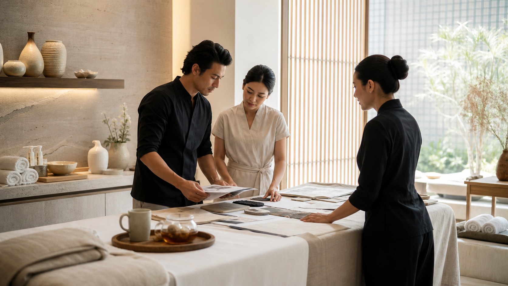 Premium spa consulting visual for Beyond the Blueprint: Crafting Your Dream Spa with NUAD SPA Consulting