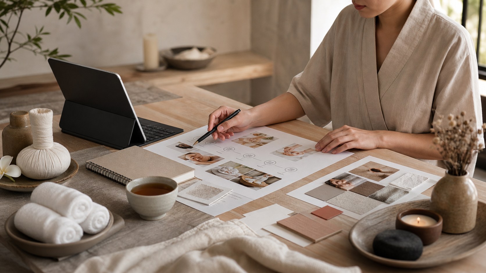 Premium spa consulting visual for Boosting Thai Spa Businesses Online