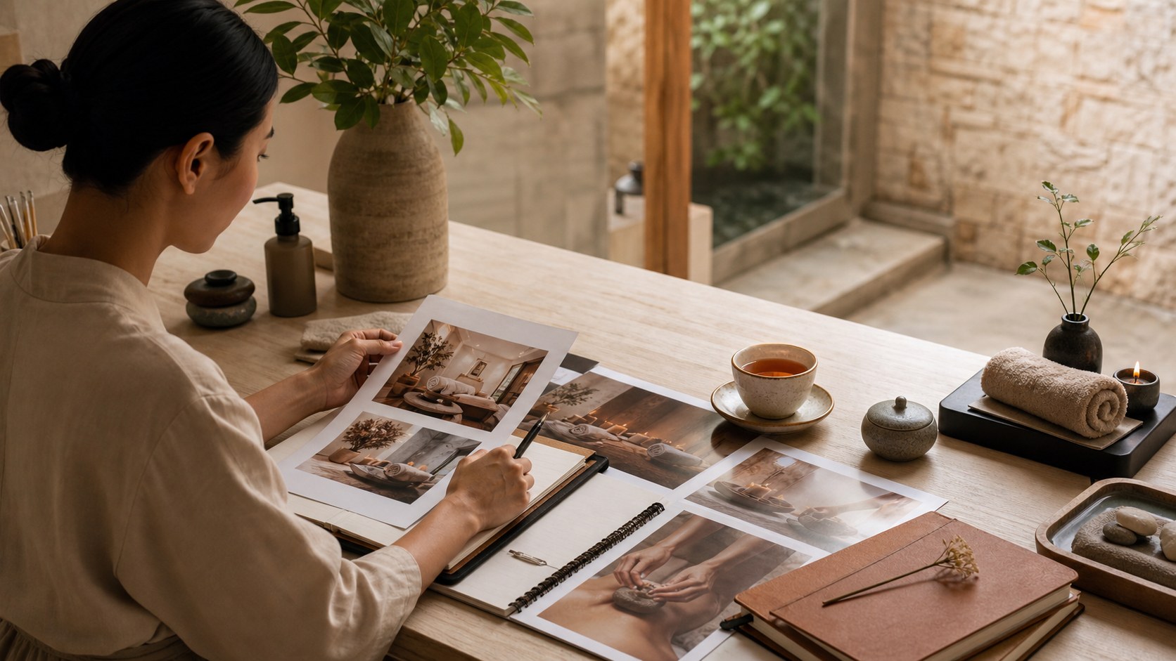 Visual de consultoría de spa premium para tácticas de SEO local de Consulting para promocionar spas de masajes tailandeses