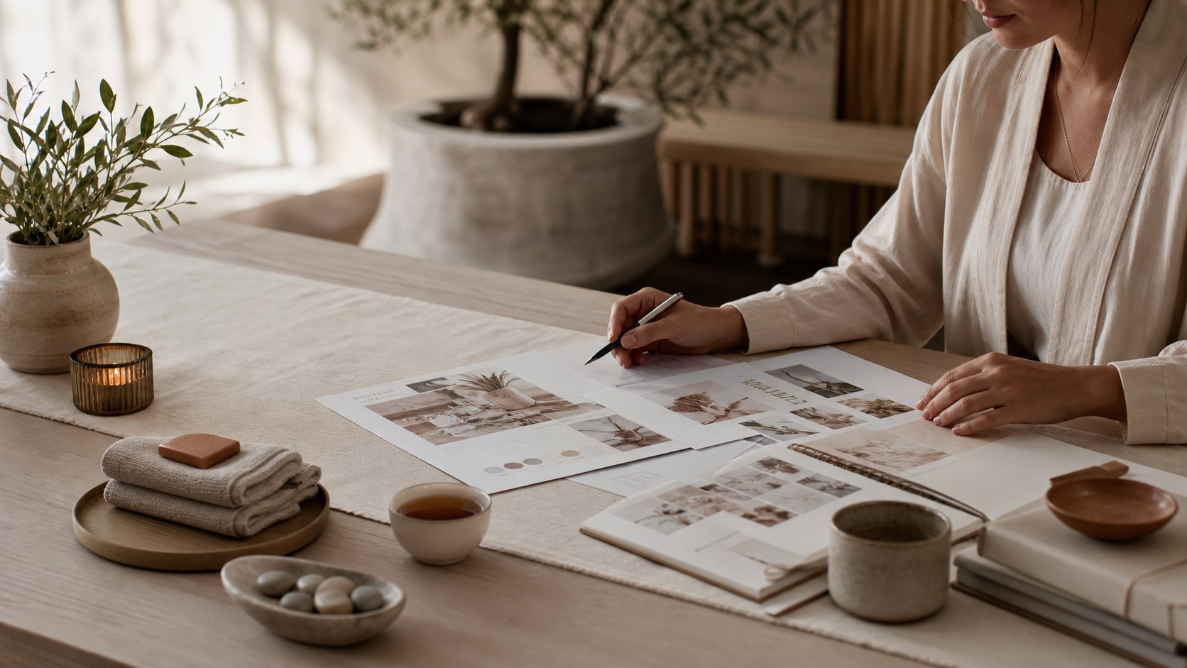 Premium-Spa-Beratungsvisual für Customer Journey Mapping im digitalen Zeitalter
