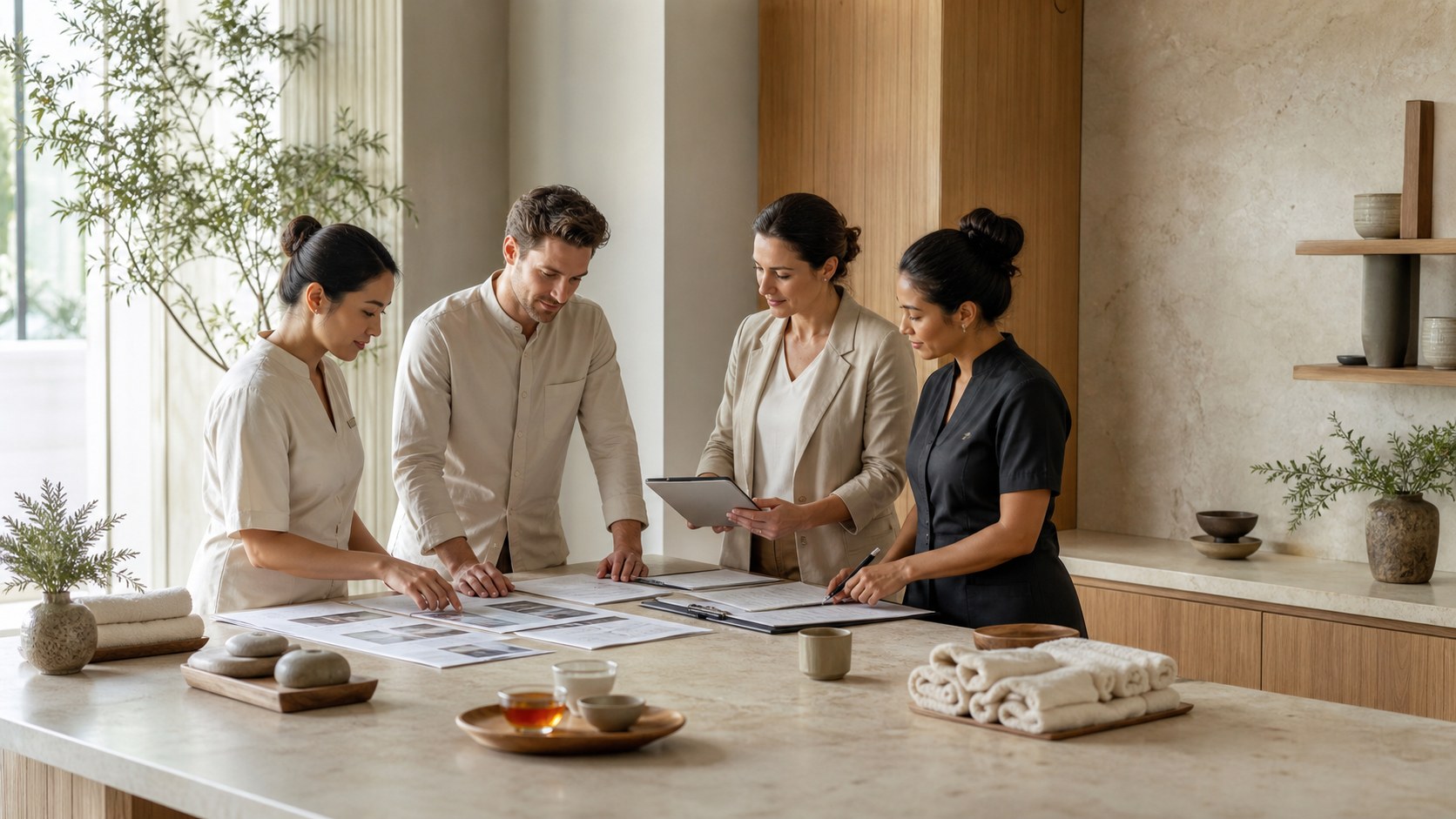Hochwertige Spa-Beratungsvisualisierung für die Entwicklung einer erfolgreichen Spa-Geschäftsstrategie