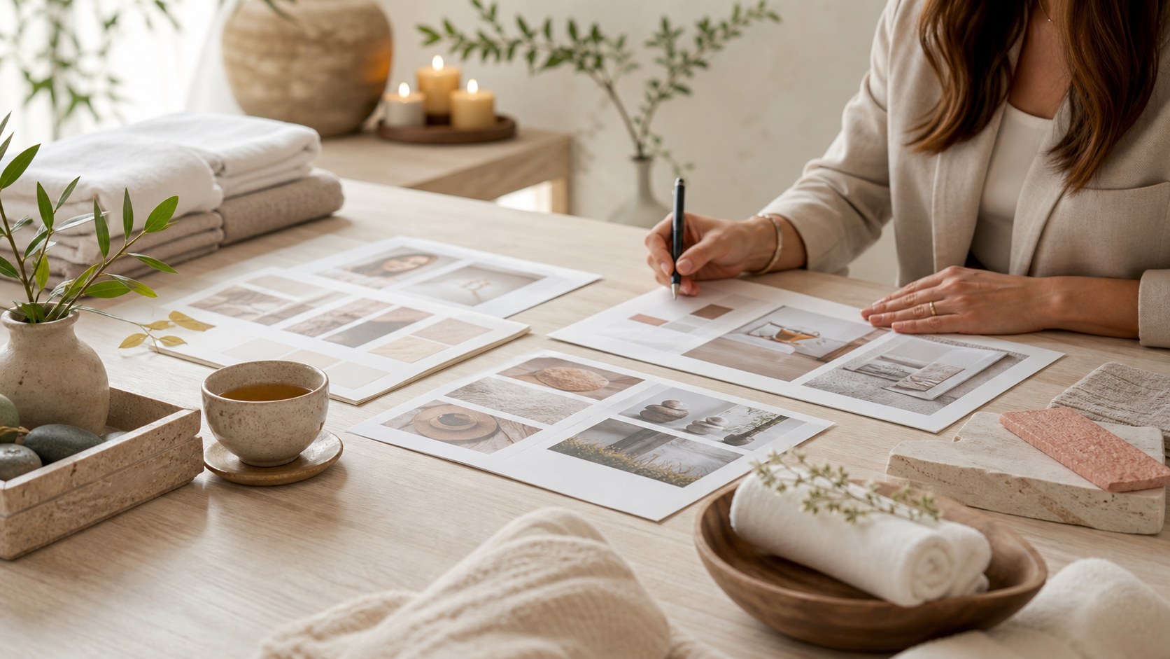 Visual de consultoría de spa premium para ver cómo NUAD SPA permite a los spas ofrecer experiencias excepcionales