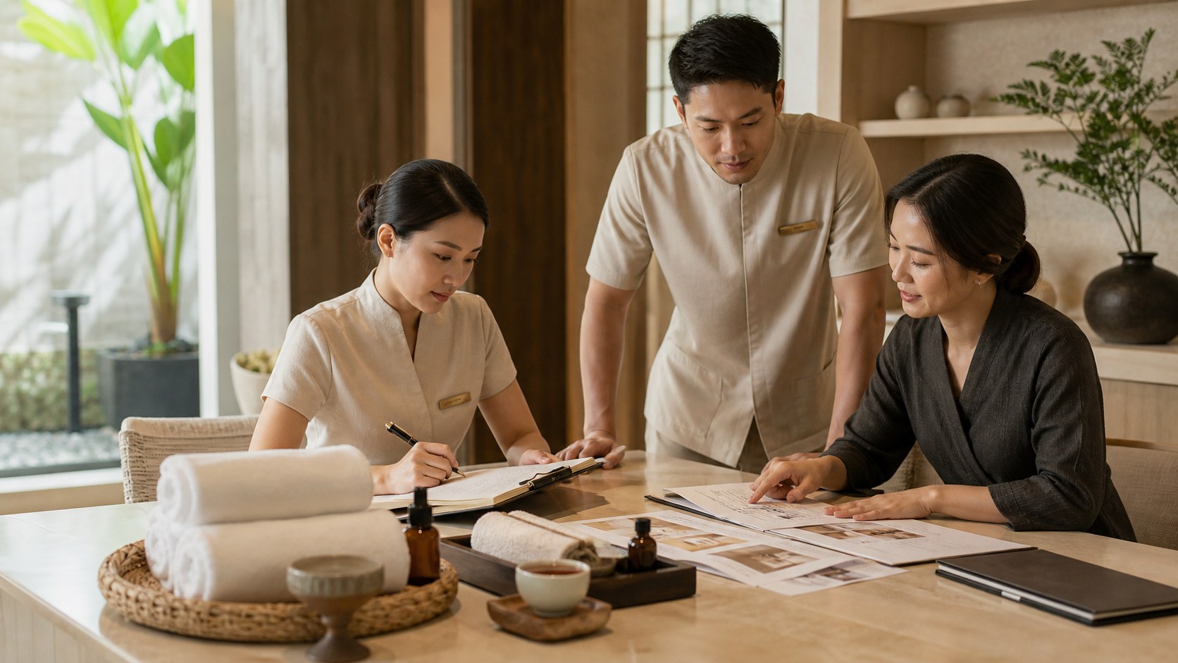 Visuel de conseil en spa premium pour savoir comment démarrer une entreprise de spa réussie en Thaïlande