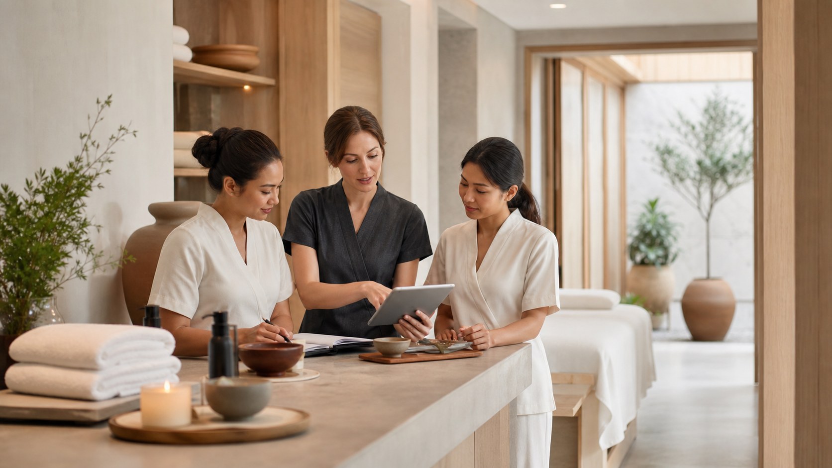 Premium spa consulting visual for How to Train and Retain Quality Spa Therapists