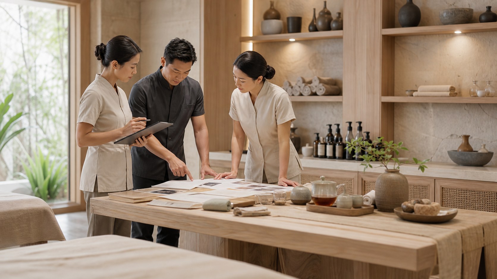 Premium spa consulting visual for Integrating AI in Spa Management