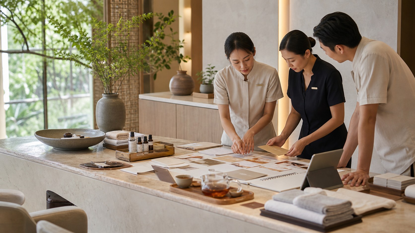 Premium spa consulting visual for Integrating Technology into Bangkok's Spa and Wellness Scene