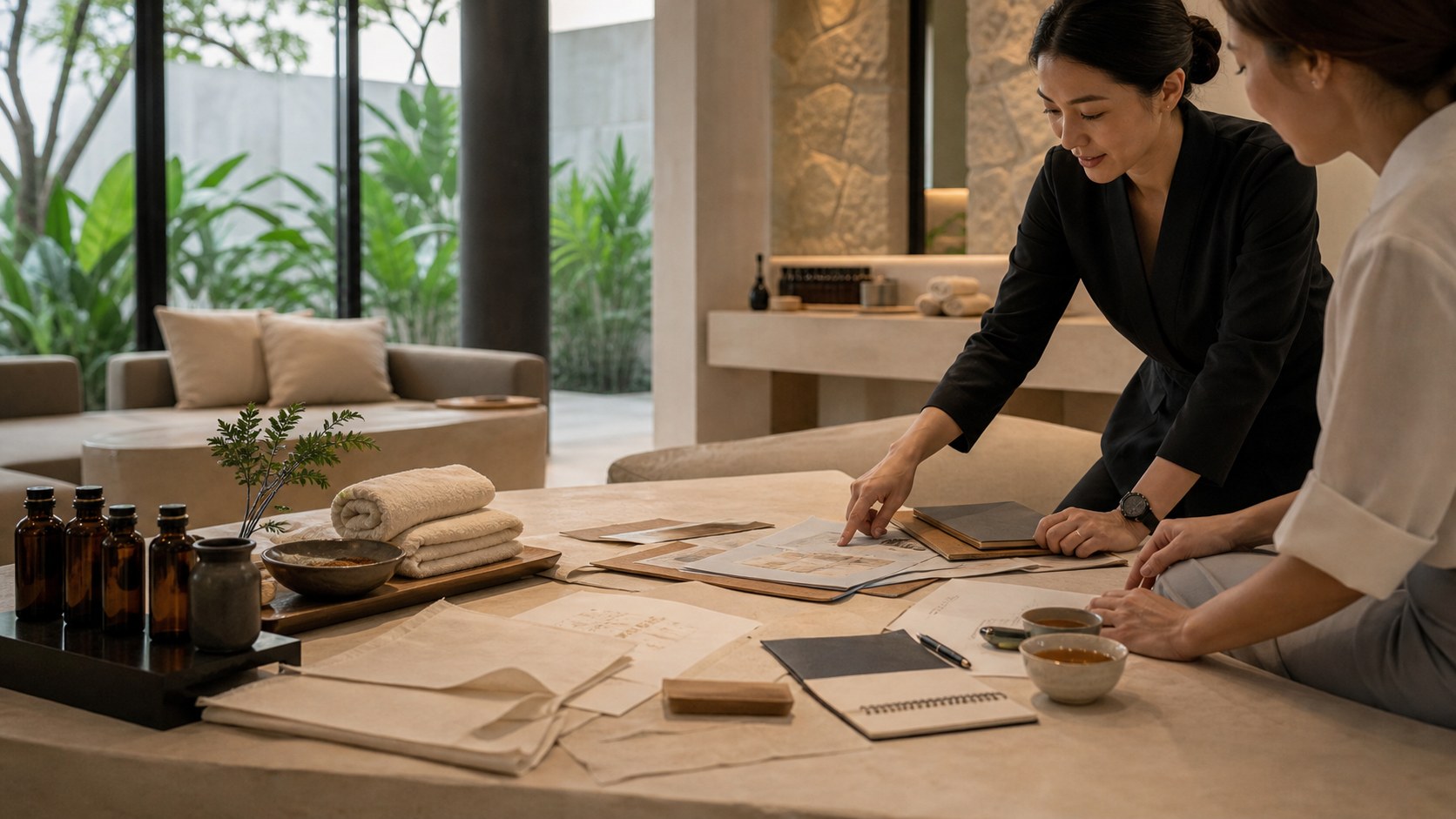 Premium spa consulting visual for NUAD SPA Consulting's Guide to Setting Up Shop
