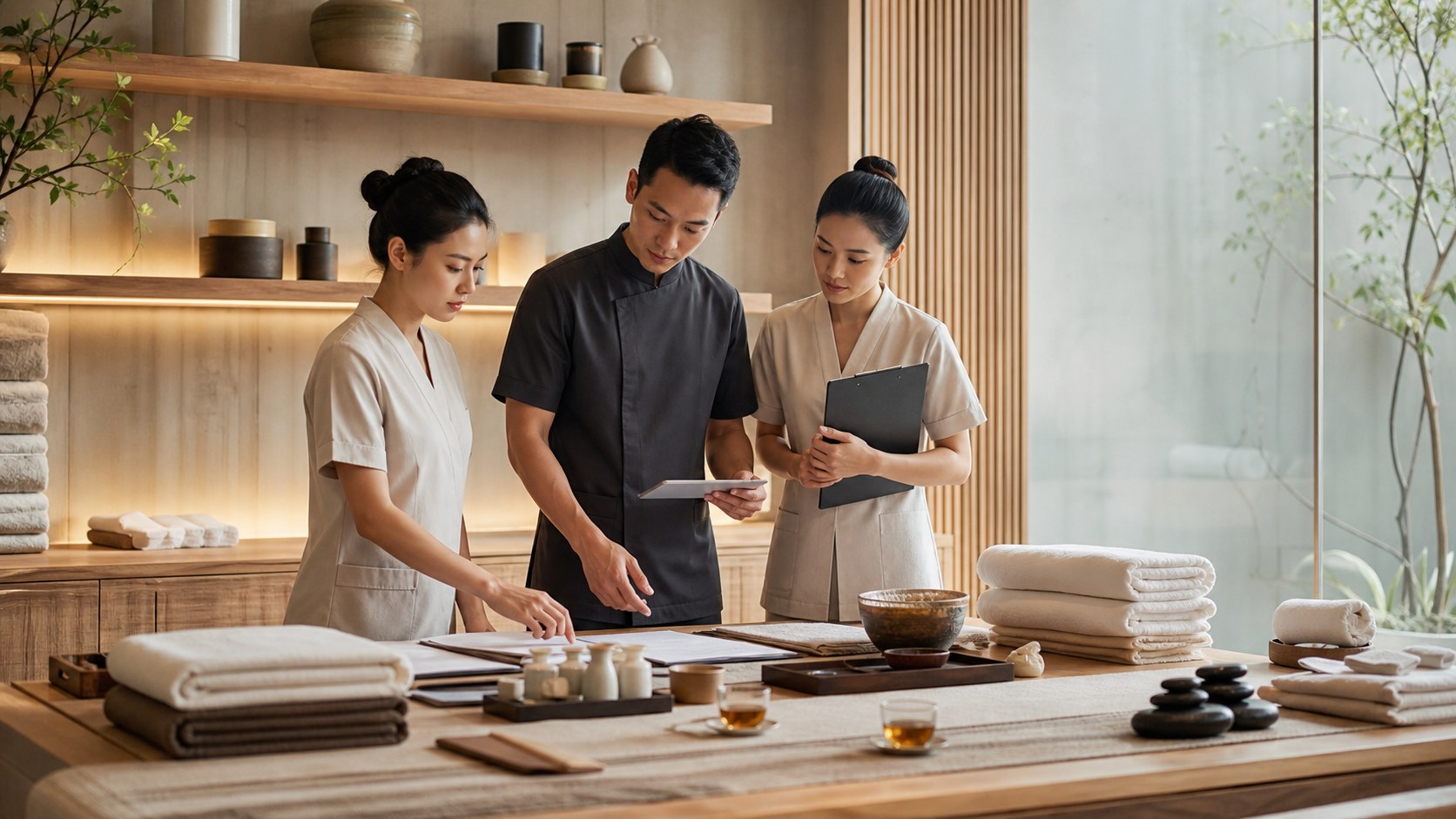 Premium spa consulting visual for Preparing Your Spa for Soft Opening in 2026: Training, Testing and Team Readiness