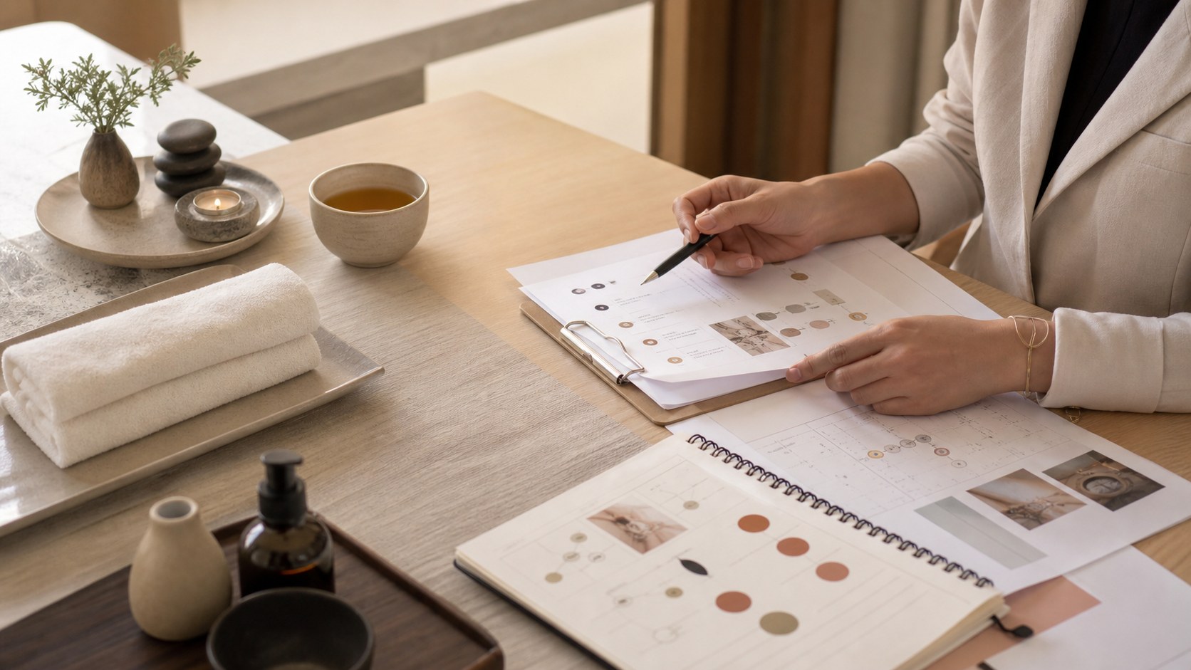 Premium spa consulting visual for Social Media Marketing for Spass: What Works Best in 2026?