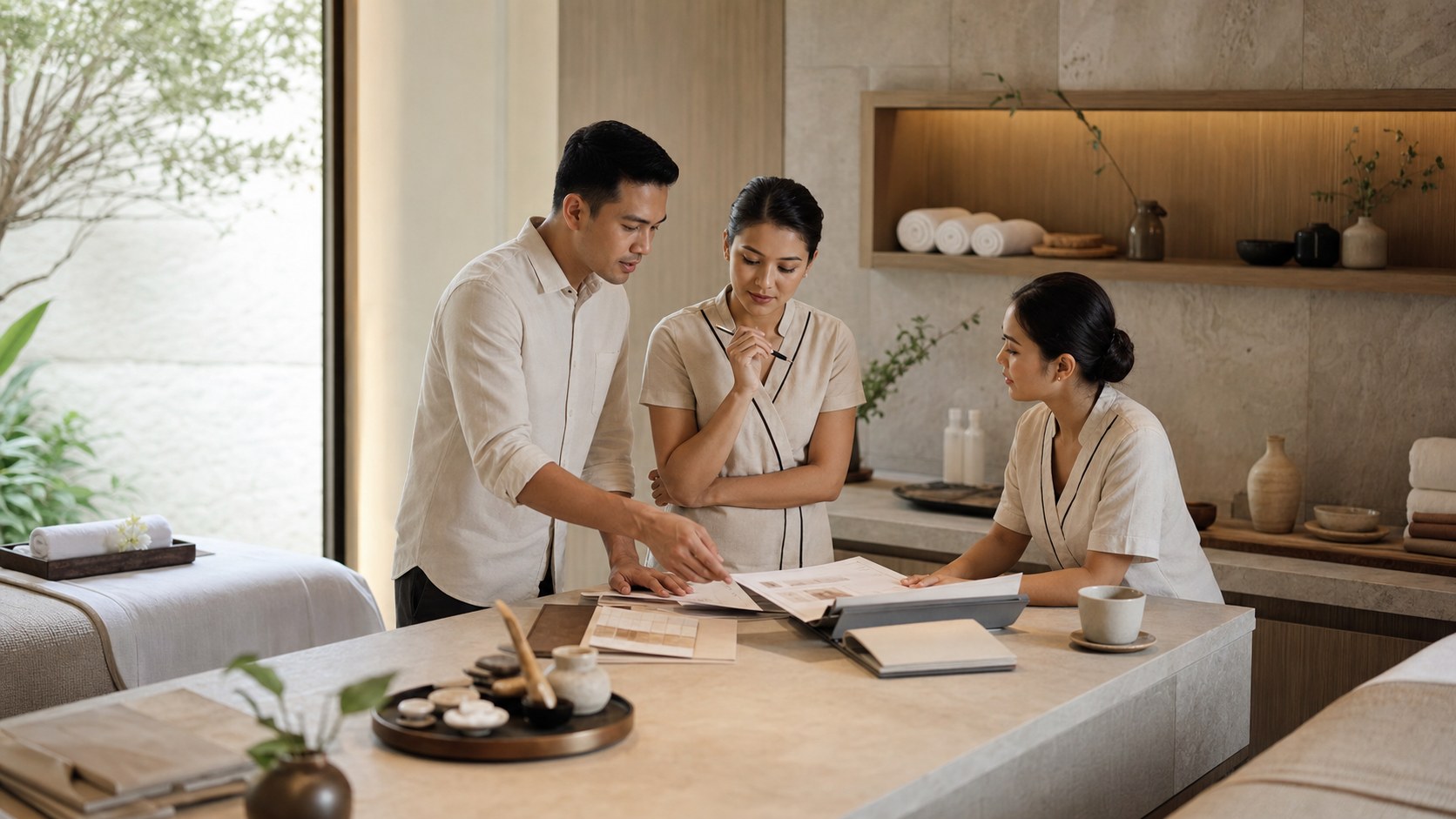 Premium-Visual für Spa-Beratung für Social-Media-Strategien für florierende Spa-Unternehmen