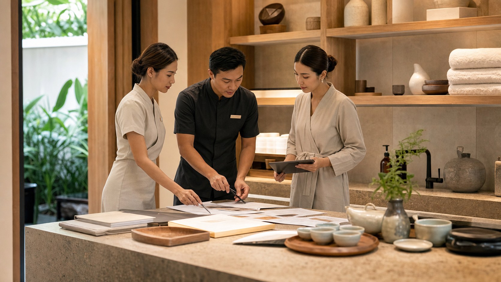 Visual de consultoría de spa premium para licencias de spa en Tailandia: lo que necesita saber