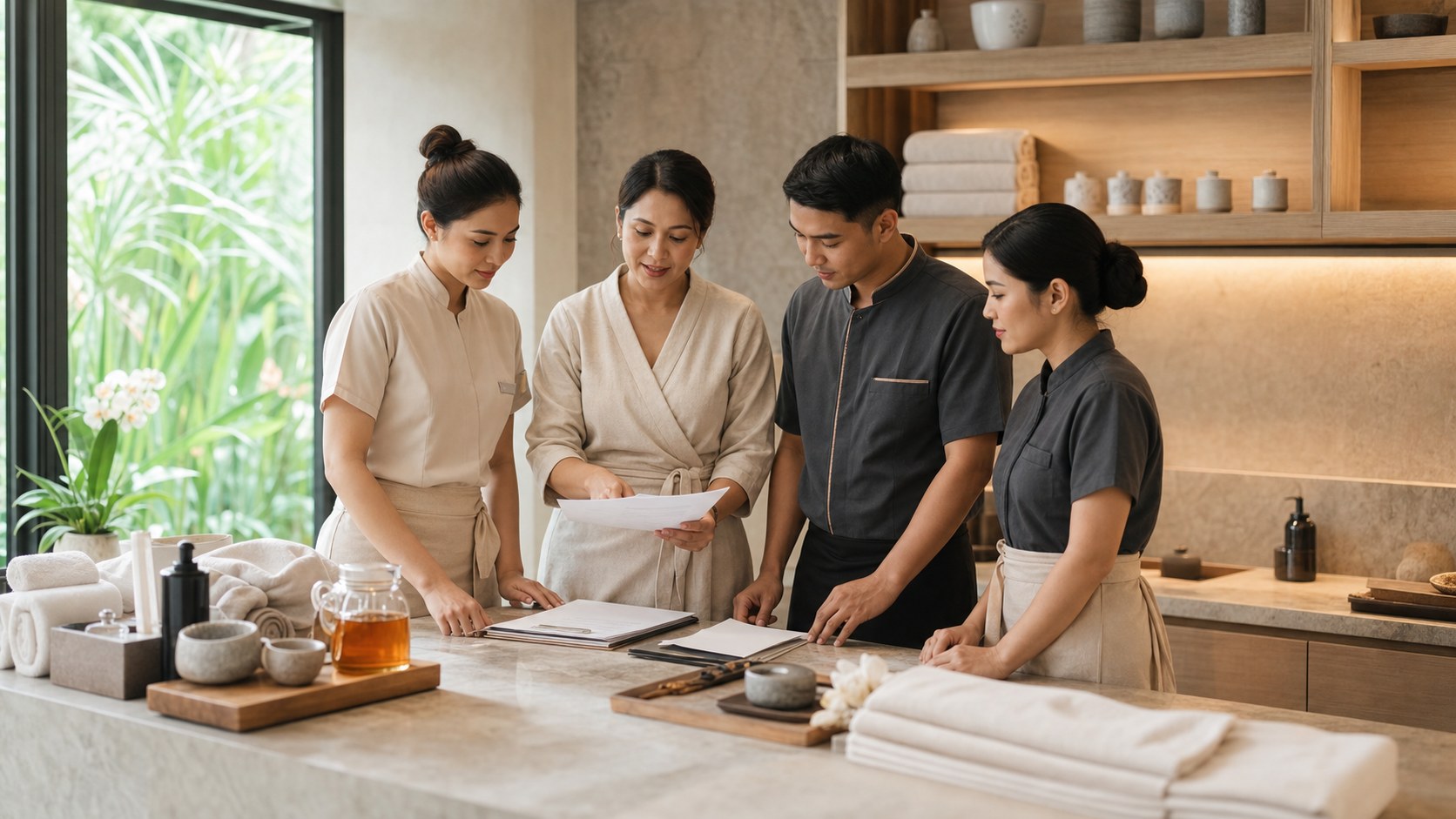 Premium spa consulting visual for Staffing for Serenity: Training Excellence with NUAD SPA Consulting