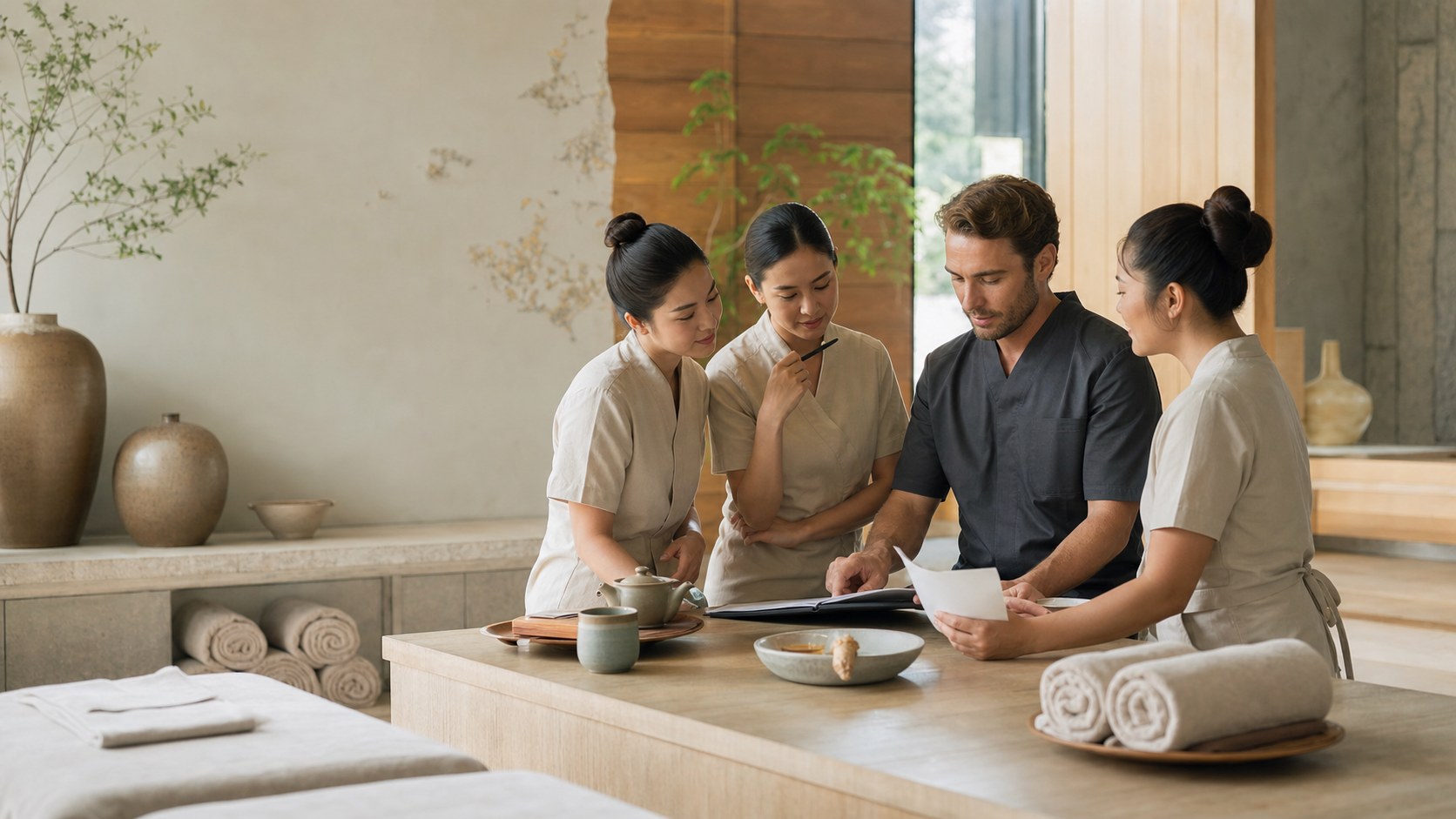 Premium spa consulting visual for Staffing Your Spa: How to Recruit, Train, and Retain Top Therapists