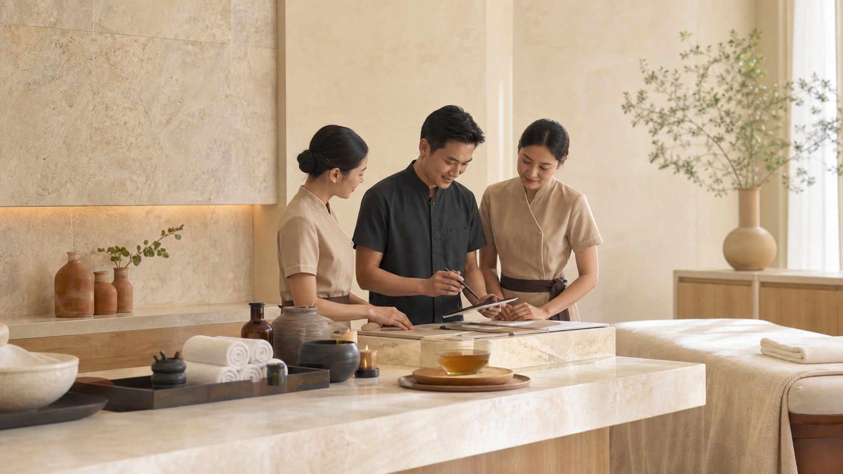 Premium spa consulting visual for The Psychology of Relaxation: How Spa Treatments Influence Mental Well-being