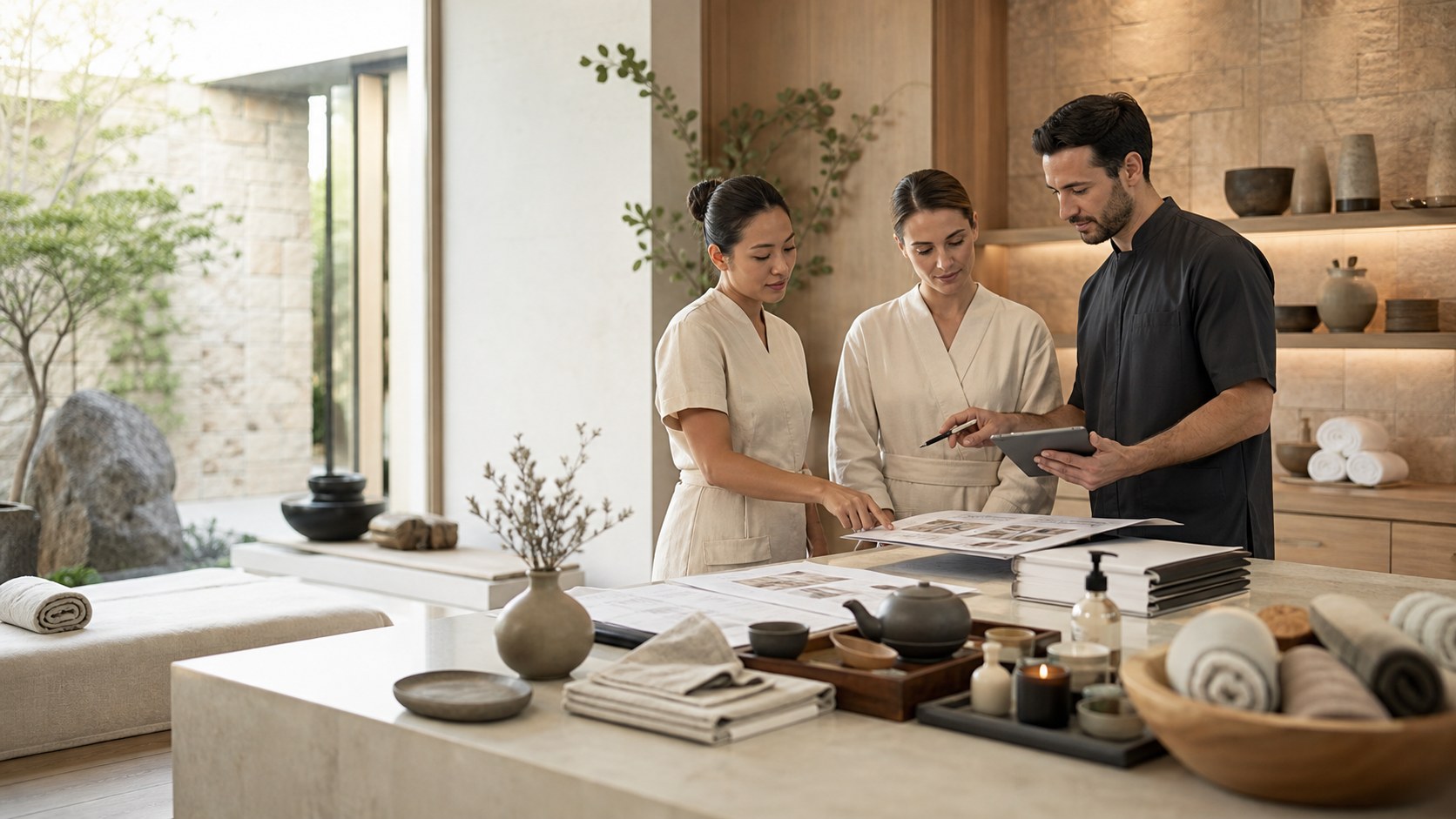 Premium spa consulting visual for The Science of Touch: Why Massage Therapy Remains a Timeless Wellness Essential