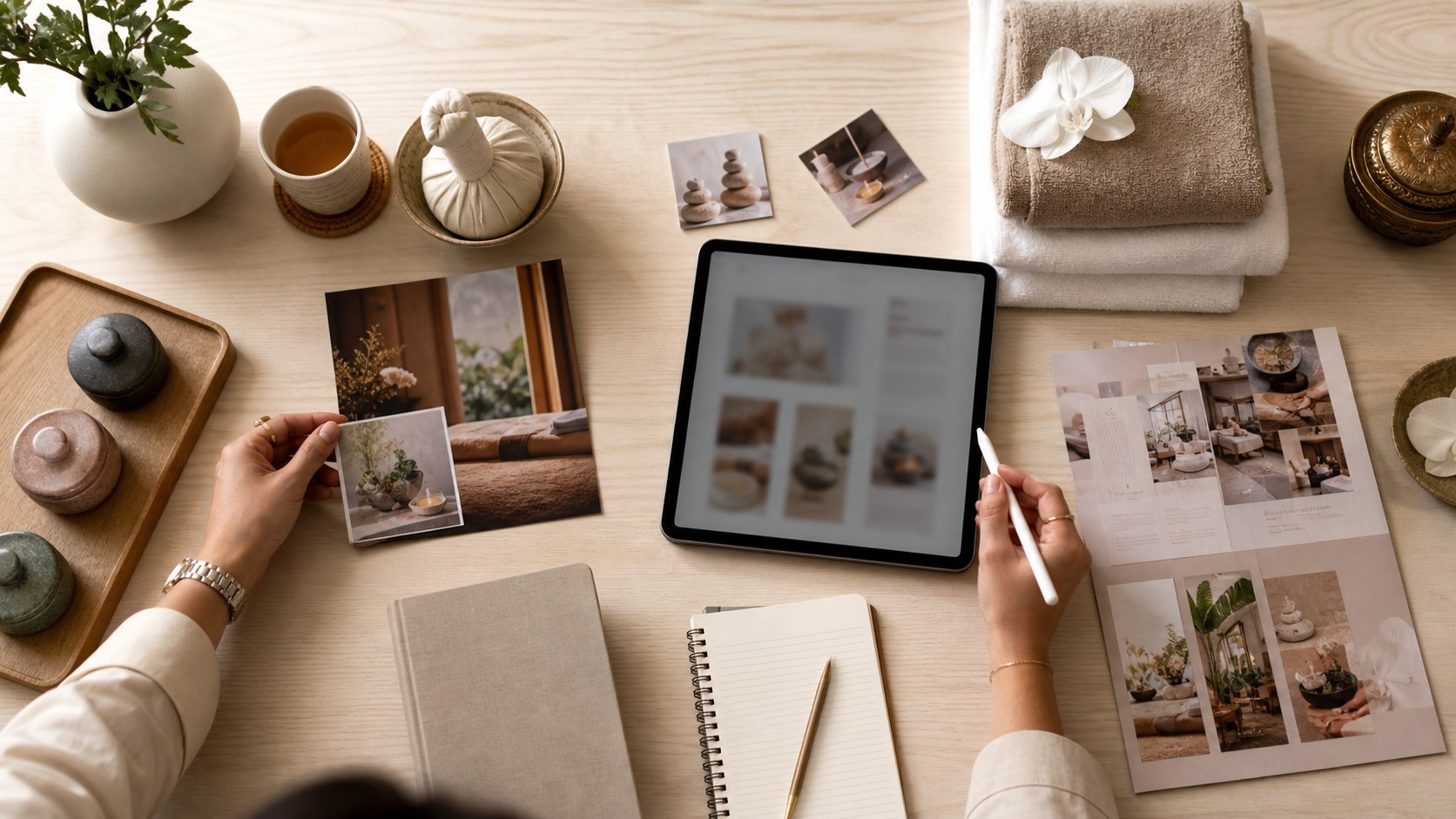 Visuel de conseil en spa premium pour les meilleurs services de marketing numérique pour spa
