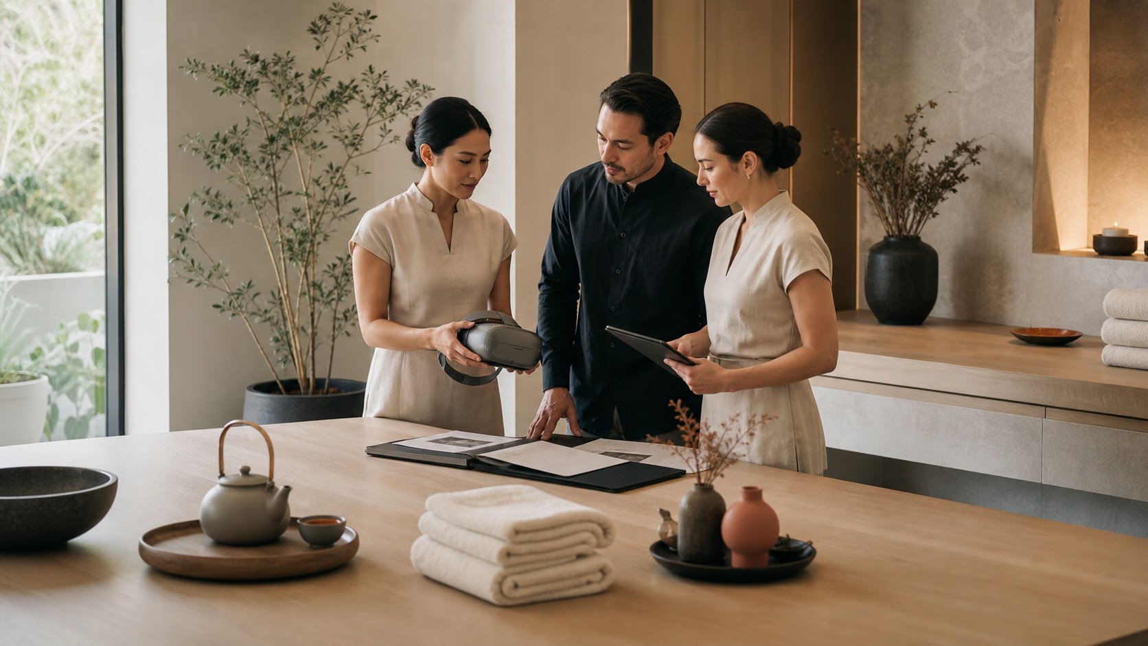 Premium spa consulting visual for Virtual Reality for Relaxation: Immersive Spa Experiences of Tomorrow