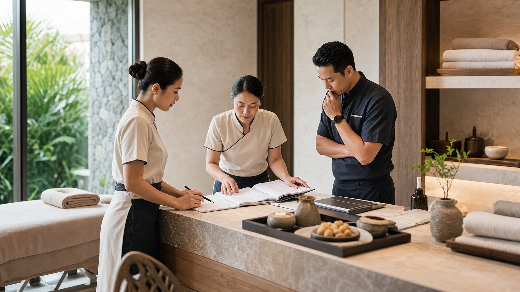 Premium-Spa-Beratungsbild für „Was ein thailändisches Spa in einem überfüllten Markt auszeichnet“.