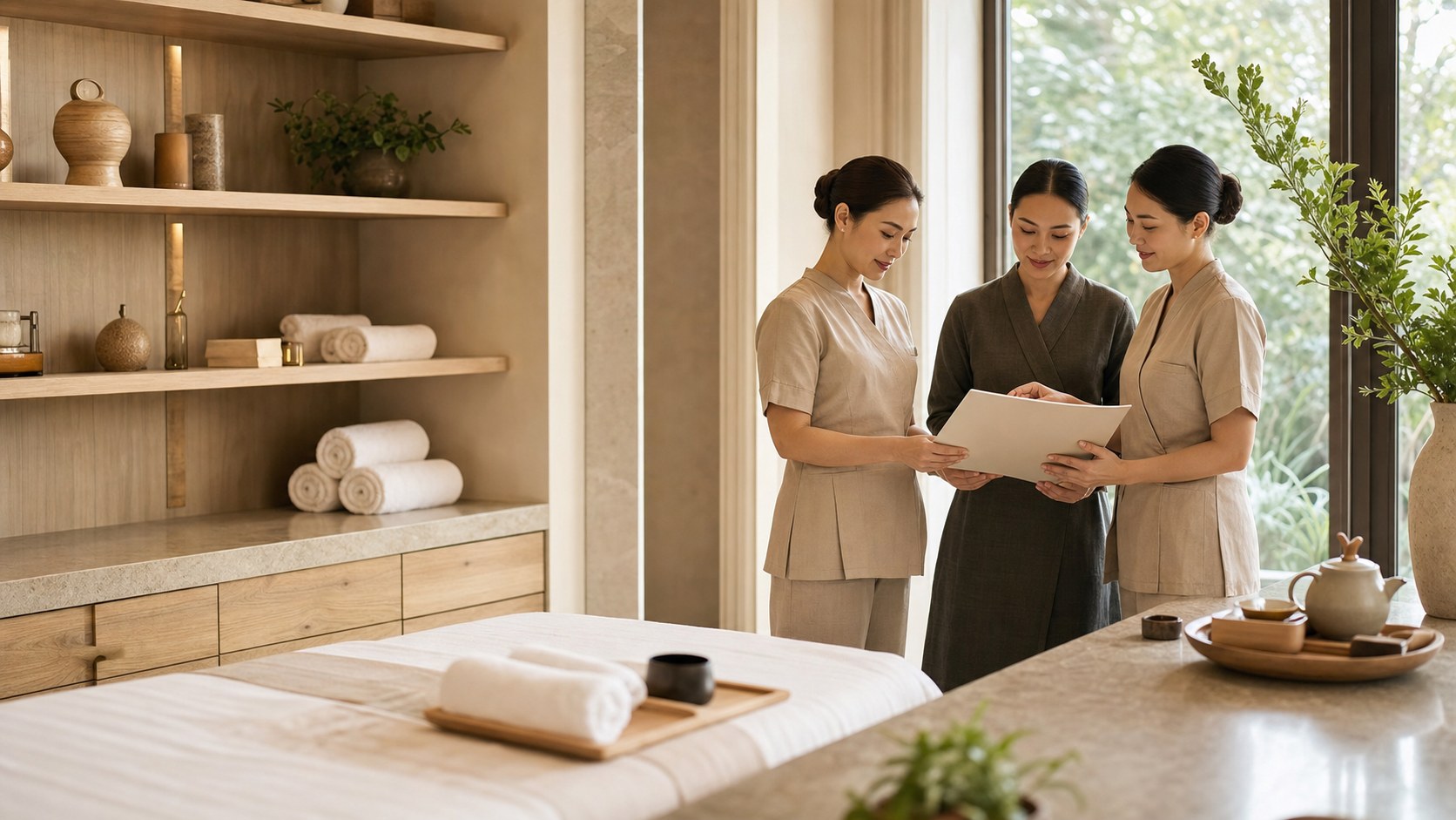 Premium spa consulting visual for What to Expect from Your First Visit to NUAD SPA